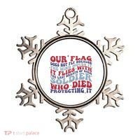 Our Flag Does Not Fly Because The Wind Moves It Ornament thumb 0
