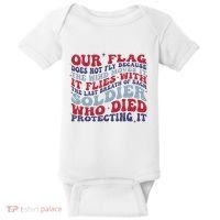 Our Flag Does Not Fly Because The Wind Moves It Baby Bodysuit thumb 0