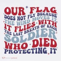 Our Flag Does Not Fly Because The Wind Moves It Baby Bodysuit thumb 2
