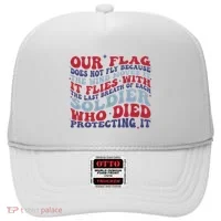 Our Flag Does Not Fly Because The Wind Moves It Hat thumb 0