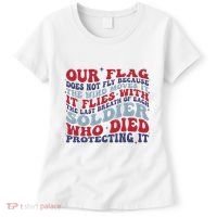 Our Flag Does Not Fly Because The Wind Moves It Women's T-Shirt thumb 0