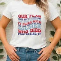 Our Flag Does Not Fly Because The Wind Moves It Women's T-Shirt thumb 2