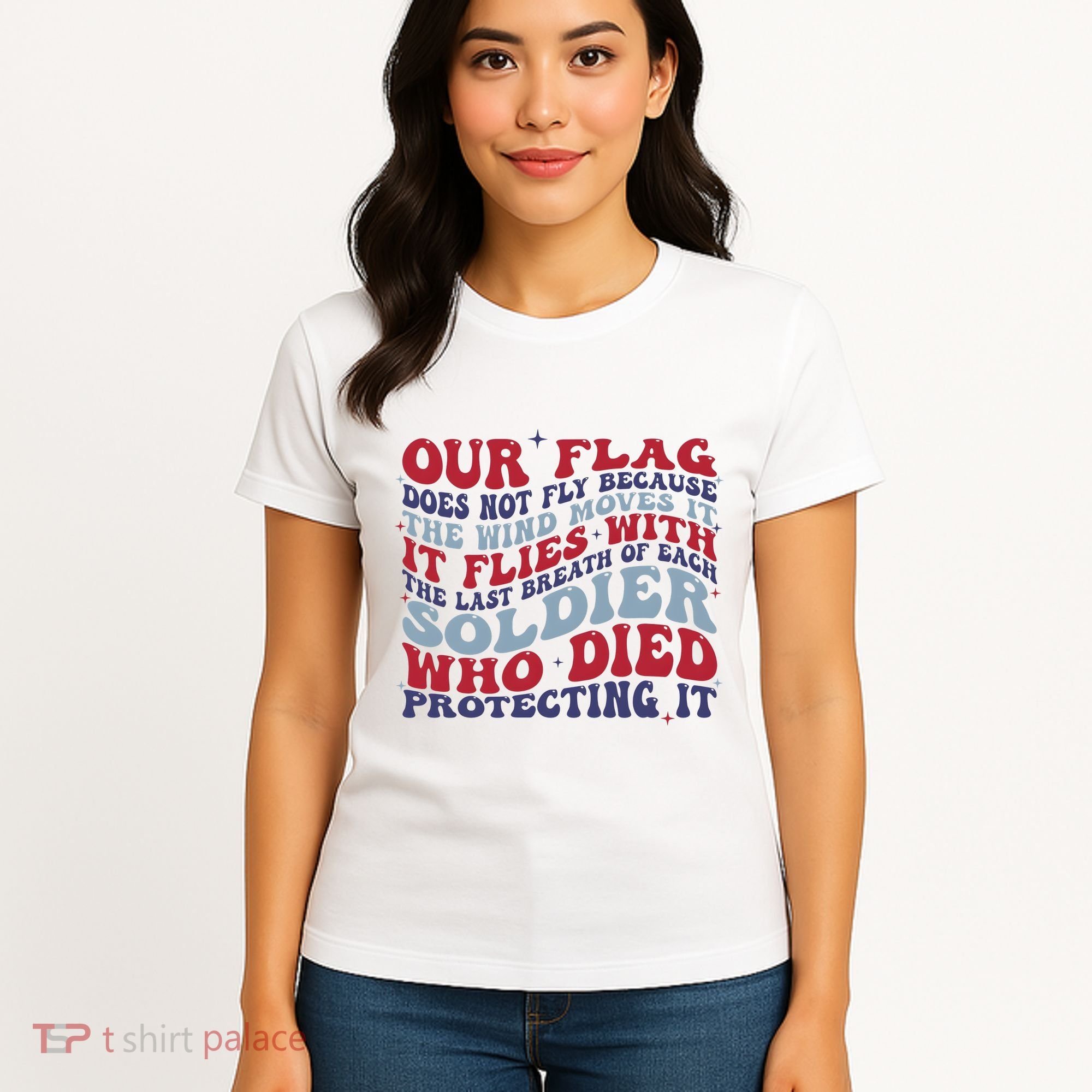 Our Flag Does Not Fly Because The Wind Moves It Women's T-Shirt