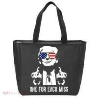 One For Each Miss Donald Trump Middle Finger Usa Funny Tote Bag thumb 0