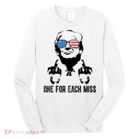 One For Each Miss Donald Trump Middle Finger Usa Funny Long Sleeve Shirt thumb 0