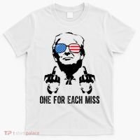 One For Each Miss Donald Trump Middle Finger Usa Funny T-Shirt thumb 0