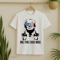 One For Each Miss Donald Trump Middle Finger Usa Funny T-Shirt thumb 2