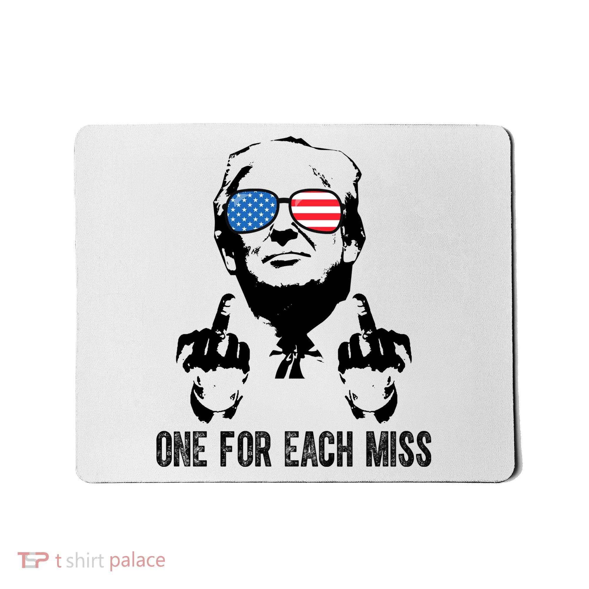 One For Each Miss Donald Trump Middle Finger Usa Funny Mousepad