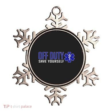 Off Duty Save Yourself EMT Ornament