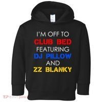 Off To Club Bed Featuring DJ Pillow and ZZ Blanky Toddler Hoodie thumb 0