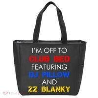 Off To Club Bed Featuring DJ Pillow and ZZ Blanky Tote Bag thumb 0