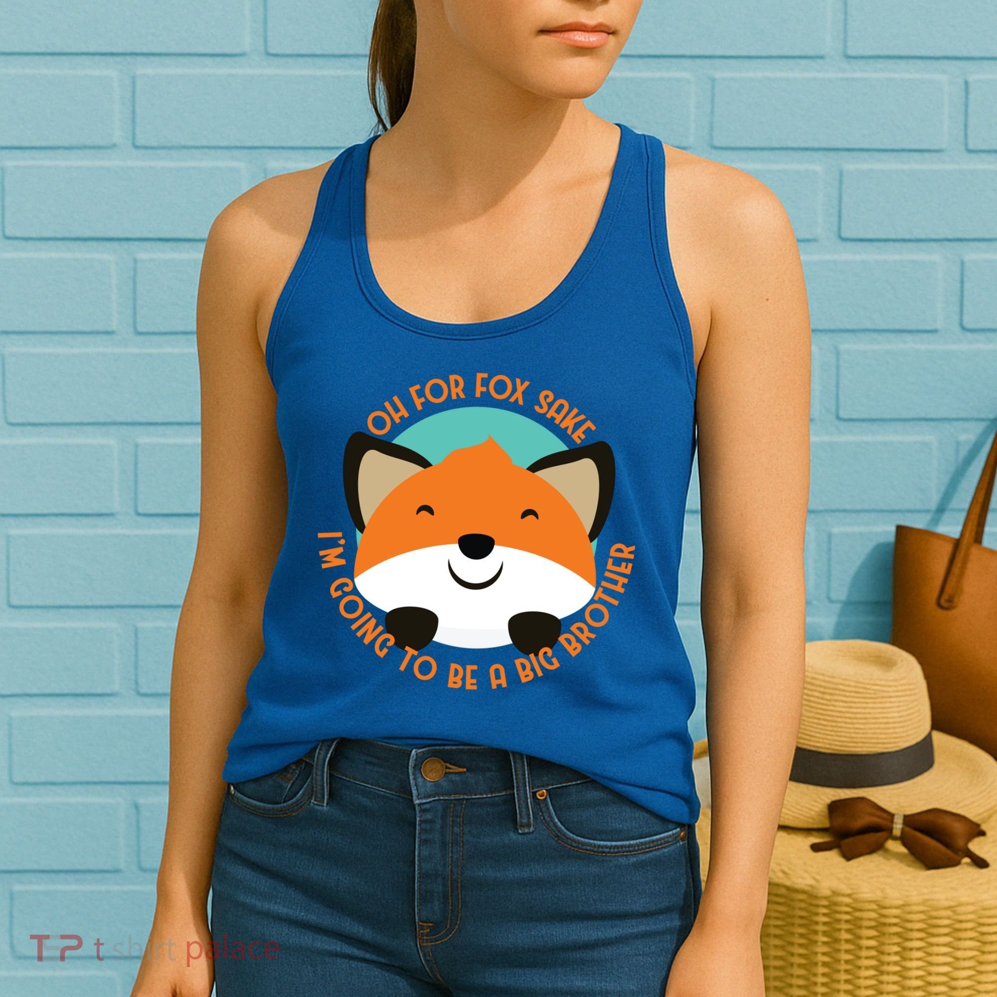 Oh For Fox Sake Going To Be The Big Brother TShir Cool Gift Women's Tank Top