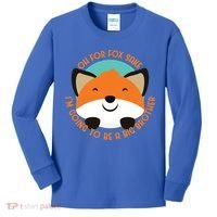 Oh For Fox Sake Going To Be The Big Brother TShir Cool Gift Kids Long Sleeve Shirt thumb 0
