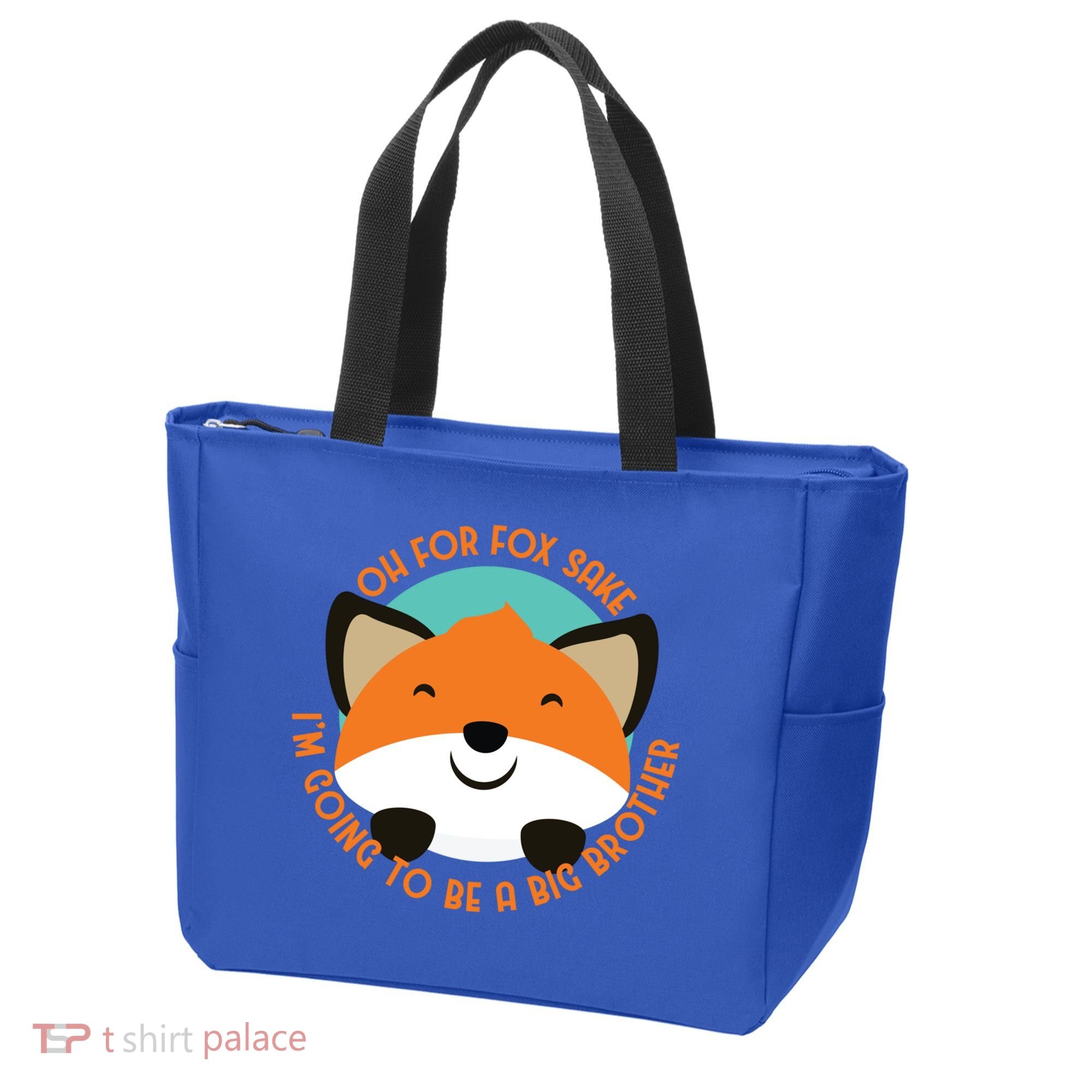 Oh For Fox Sake Going To Be The Big Brother TShir Cool Gift Tote Bag