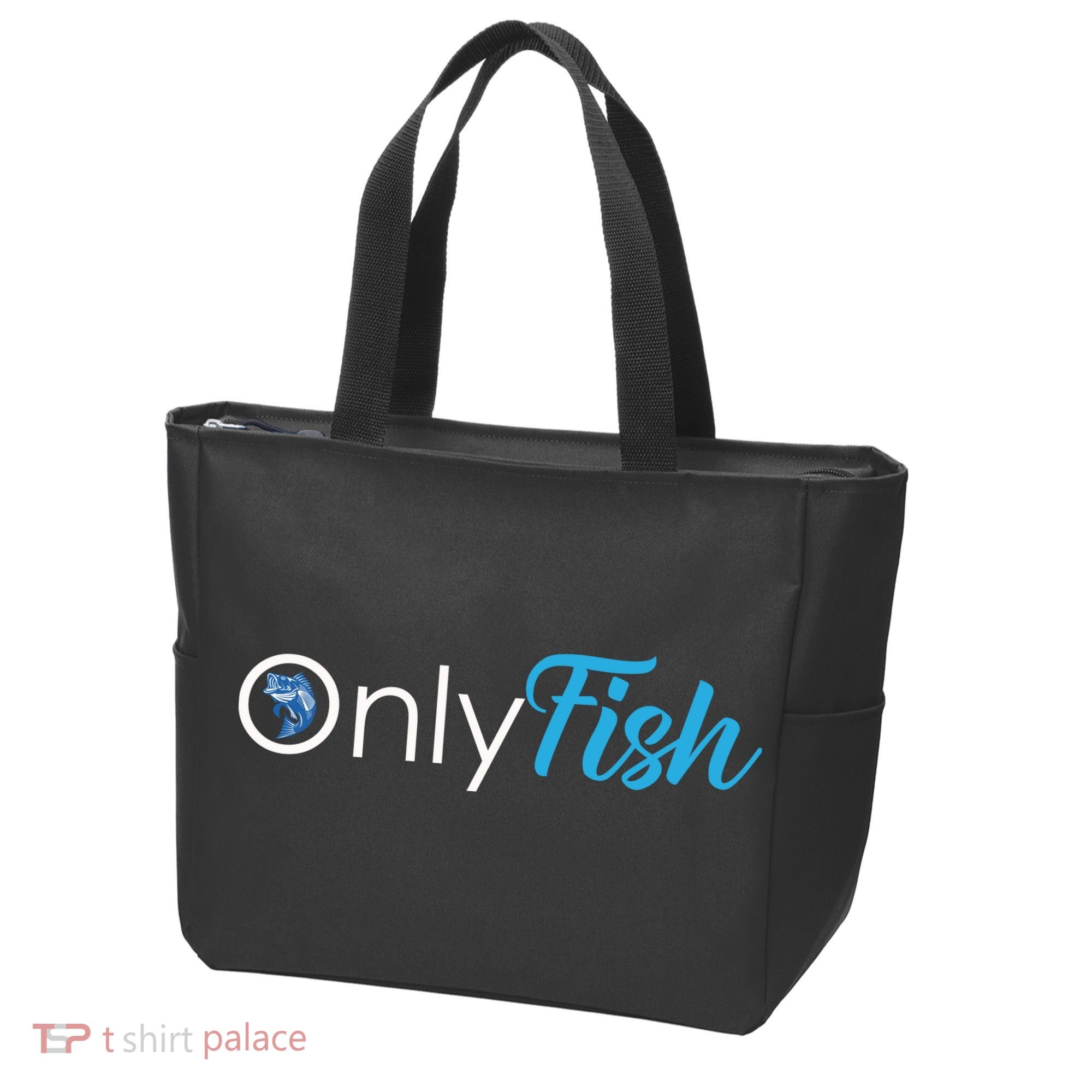 Only Fish Fishing Tote Bag