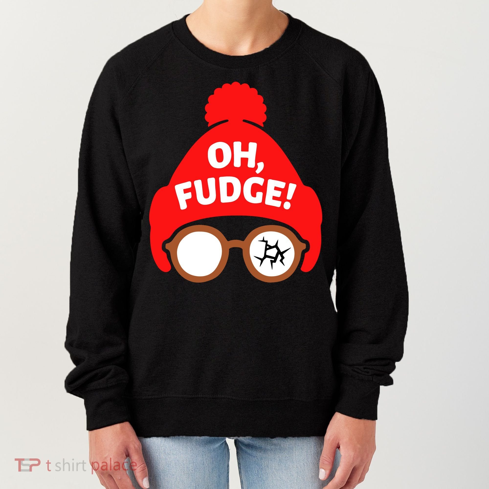 Oh Fudge Funny Christmas Women's Sweatshirt