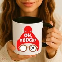 Oh Fudge Funny Christmas Coffee Mug thumb 3