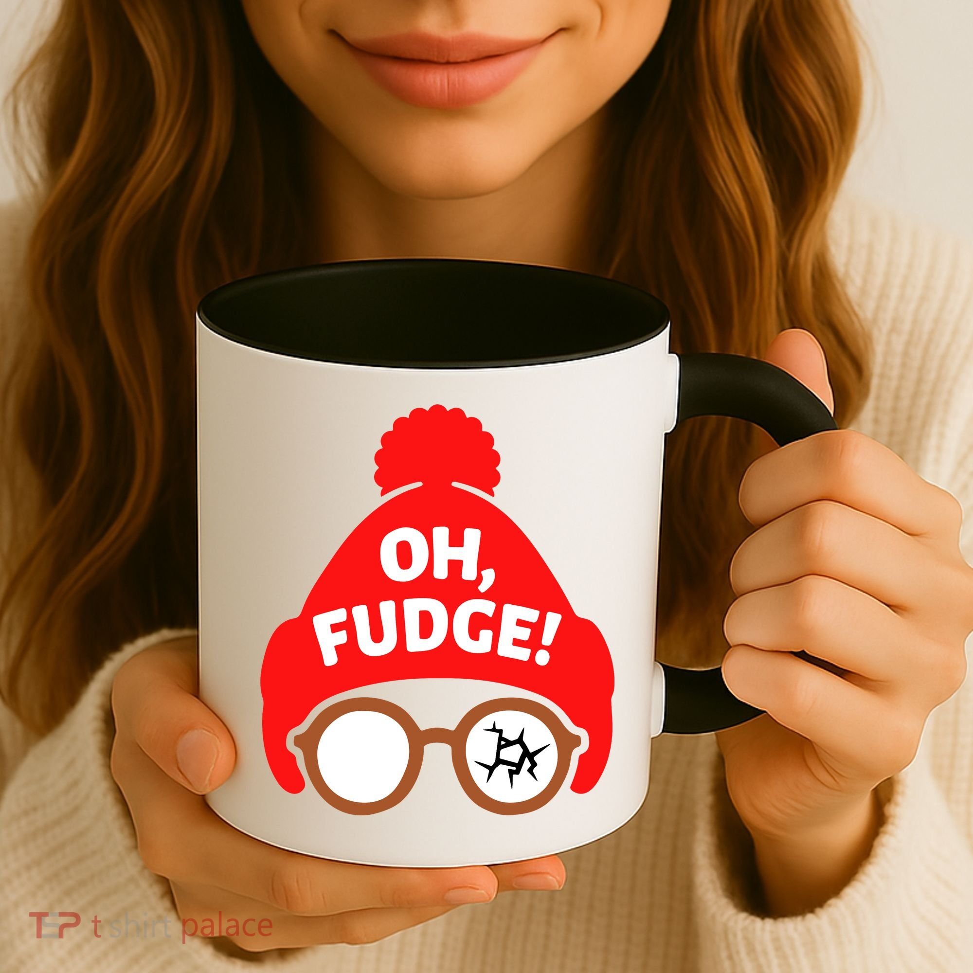 Oh Fudge Funny Christmas Coffee Mug