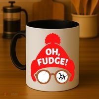 Oh Fudge Funny Christmas Coffee Mug thumb 4