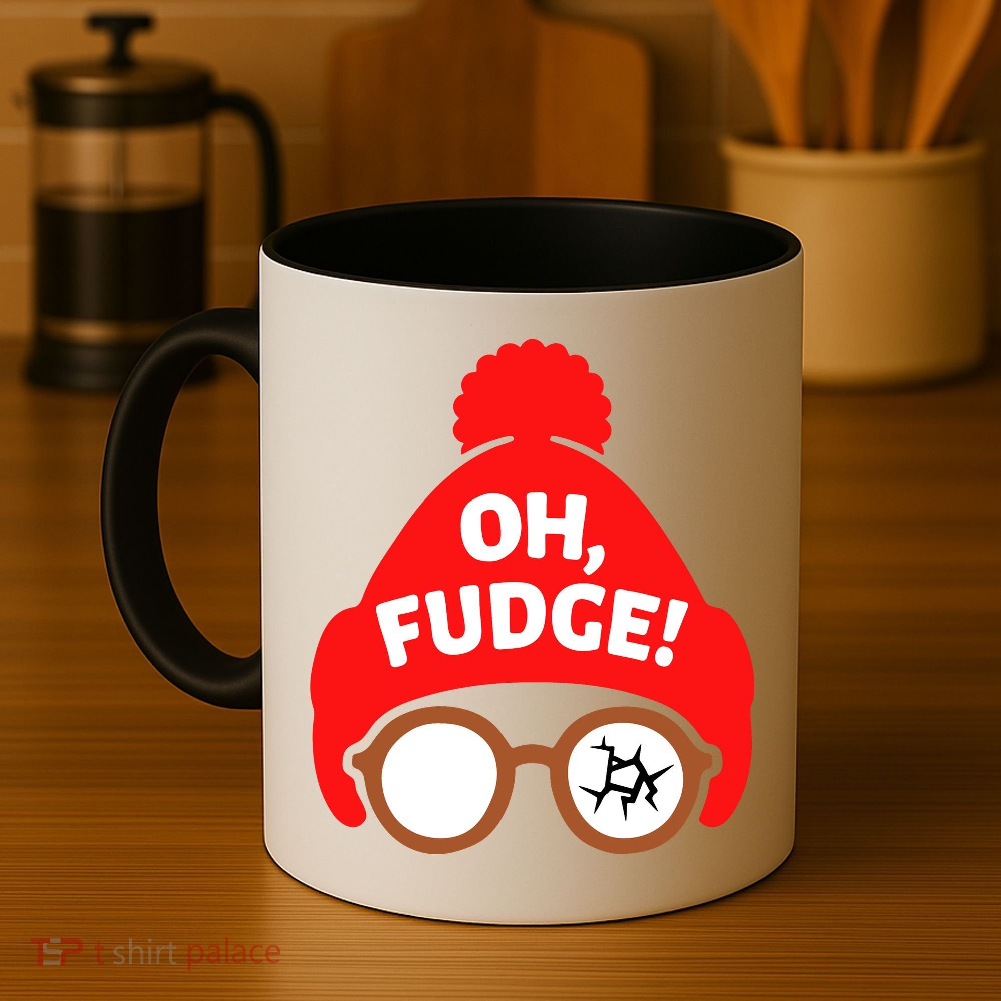 Oh Fudge Funny Christmas Coffee Mug