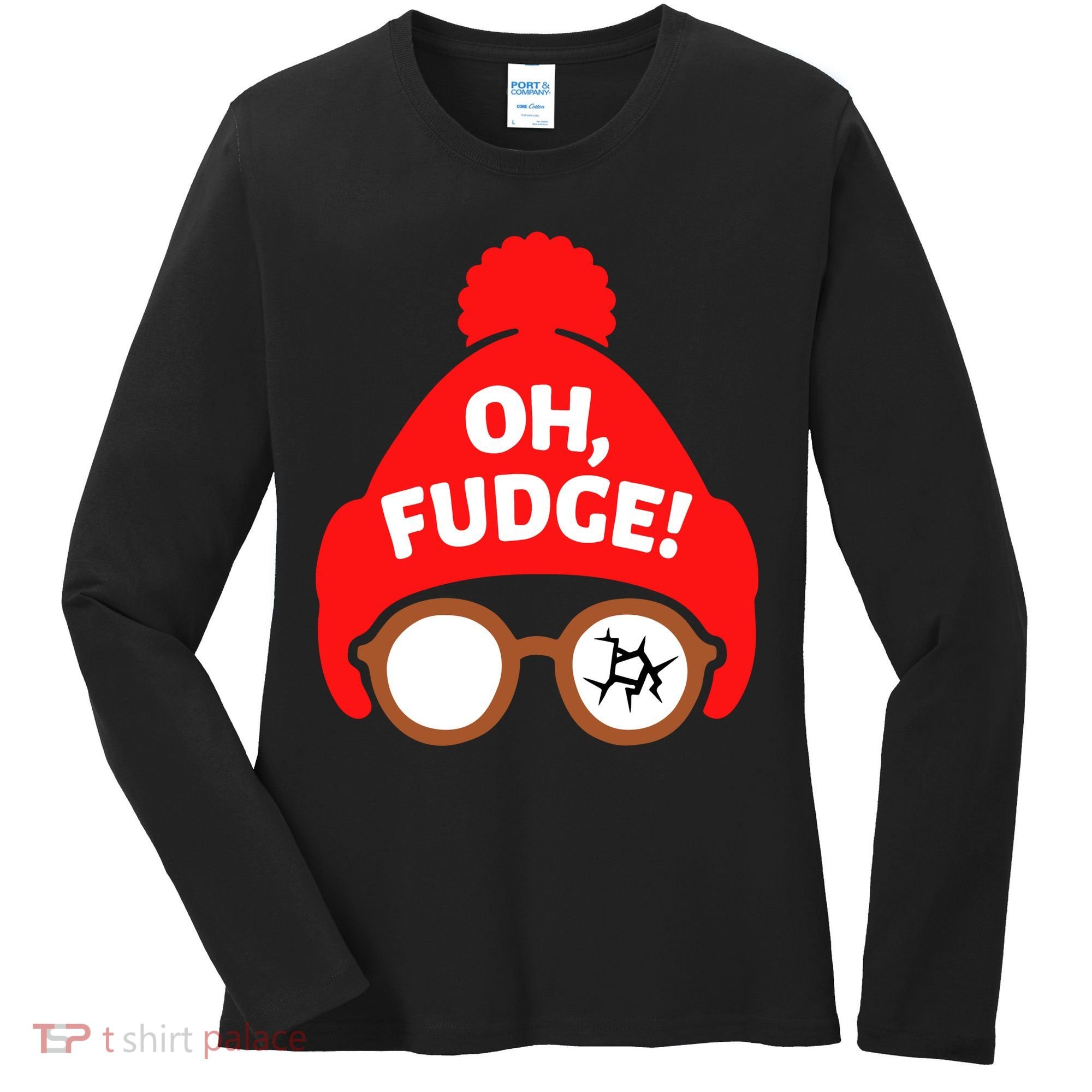 Oh Fudge Funny Christmas Women's Long Sleeve Shirt