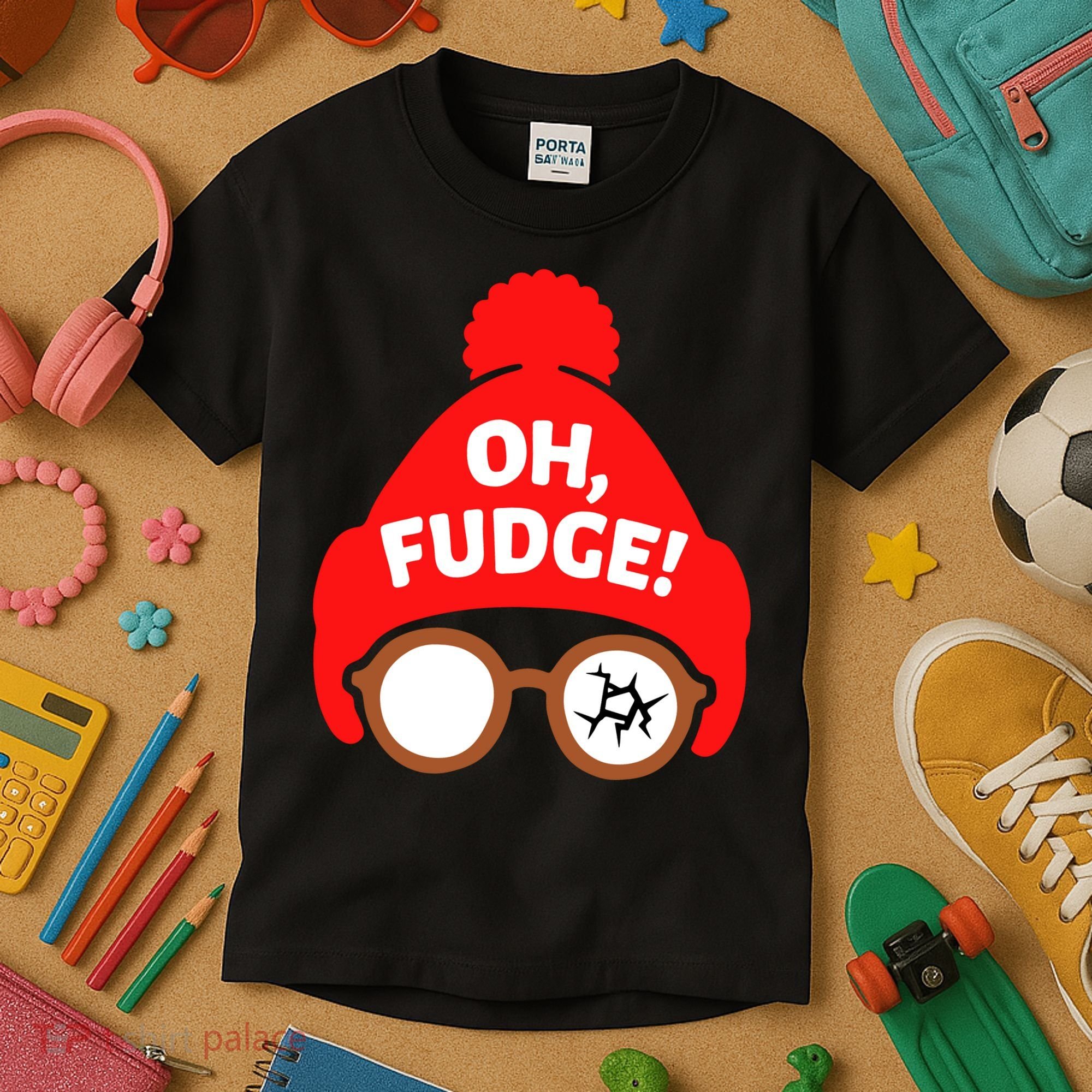 Oh Fudge Funny Christmas Kids T-Shirt