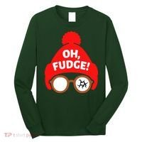 Oh Fudge Funny Christmas Long Sleeve Shirt thumb 0
