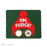 Oh Fudge Funny Christmas Mousepad thumb 0