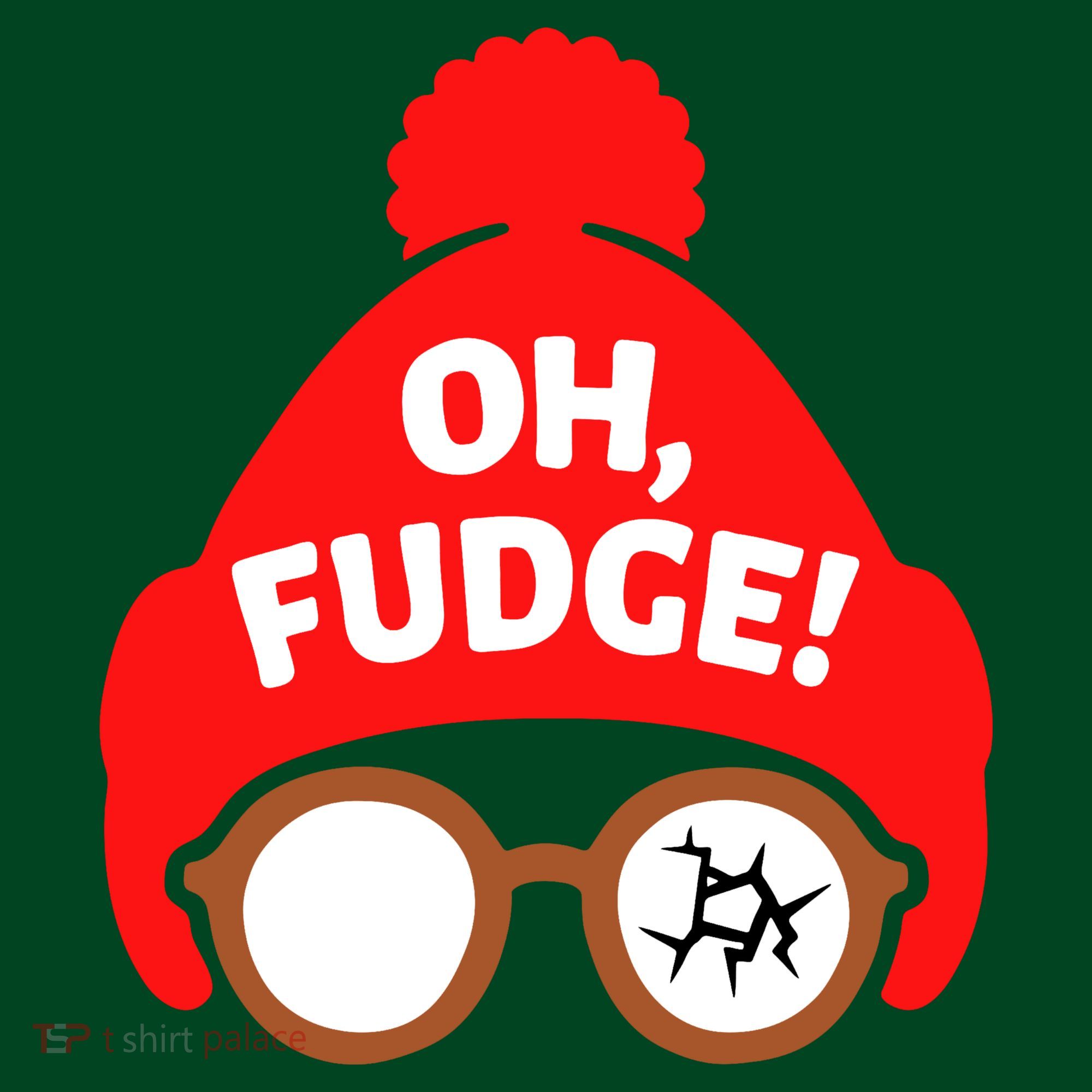 Oh Fudge Funny Christmas Visor