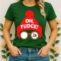 Oh Fudge Funny Christmas Women's T-Shirt thumb 2
