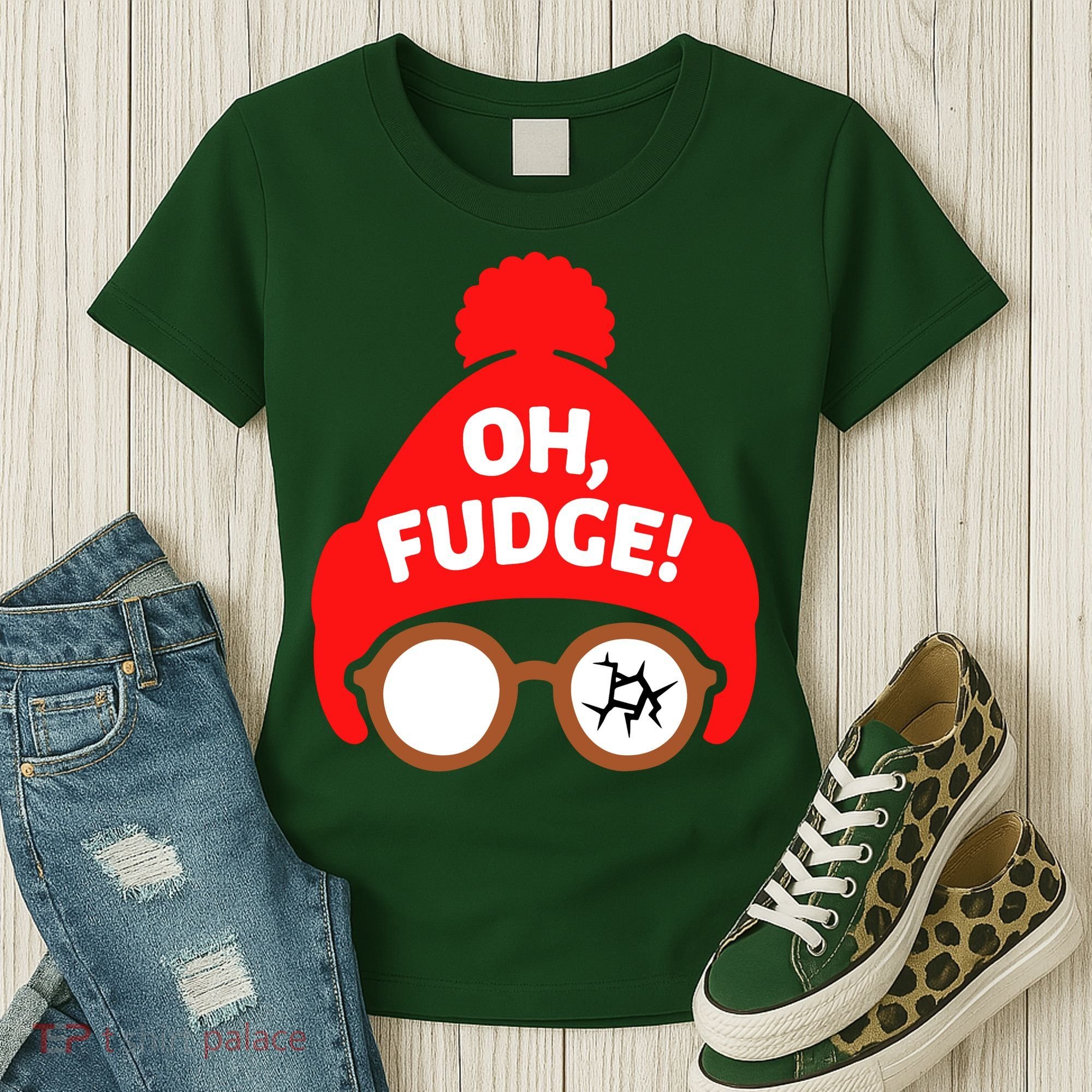 Oh Fudge Funny Christmas Women's T-Shirt