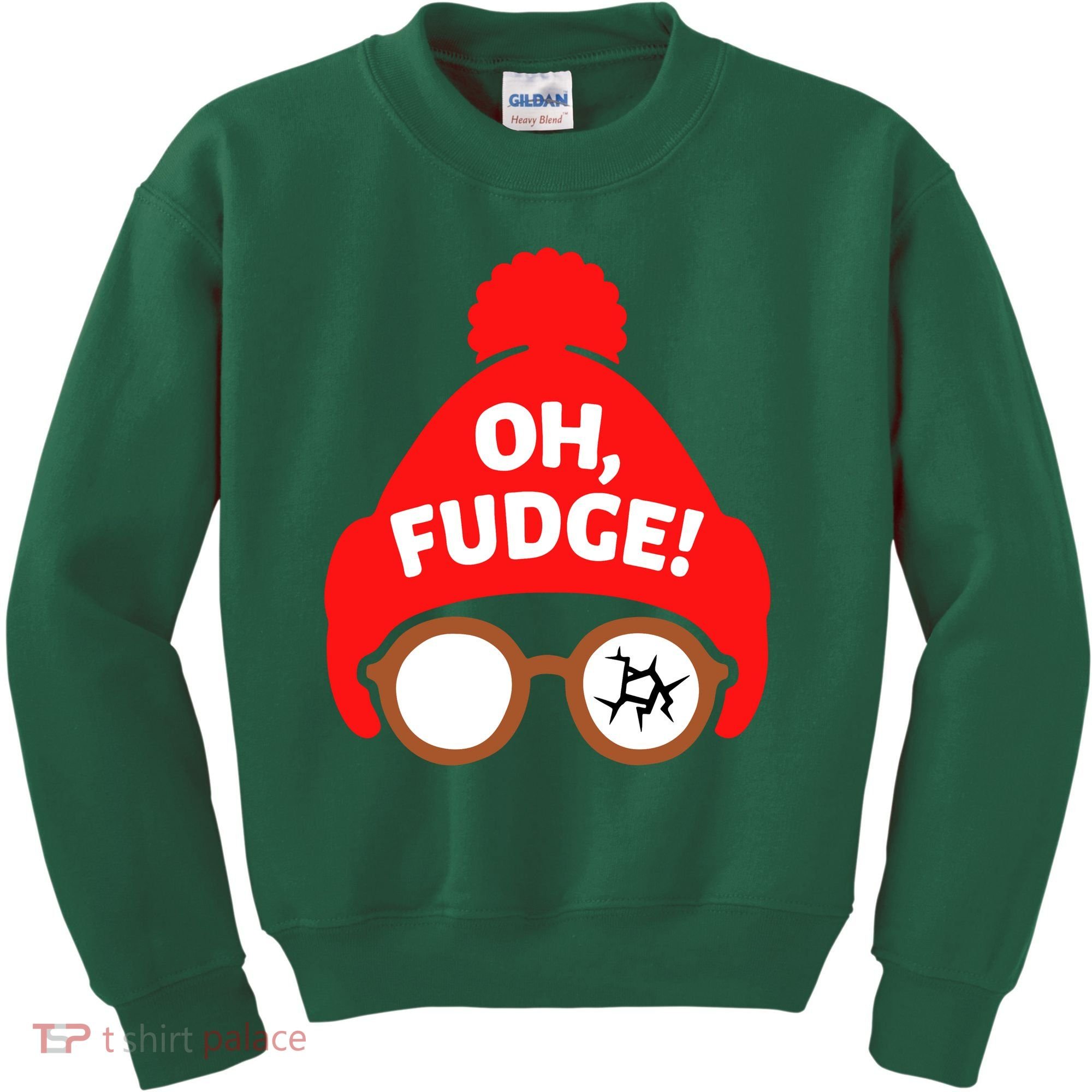 Oh Fudge Funny Christmas Kids Sweatshirt