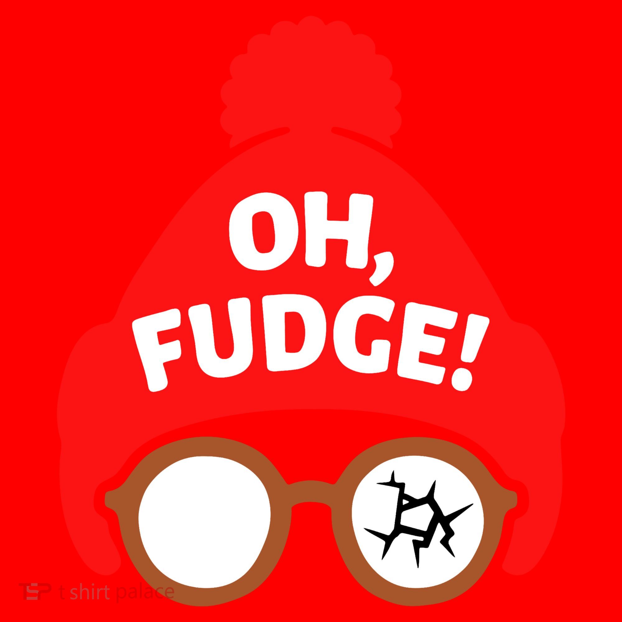 Oh Fudge Funny Christmas Santa Hat