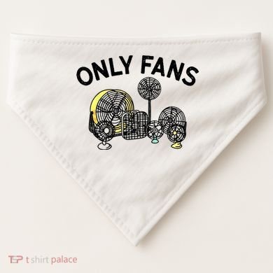 Only Fans Funny Gift USA-Made Doggie Bandana