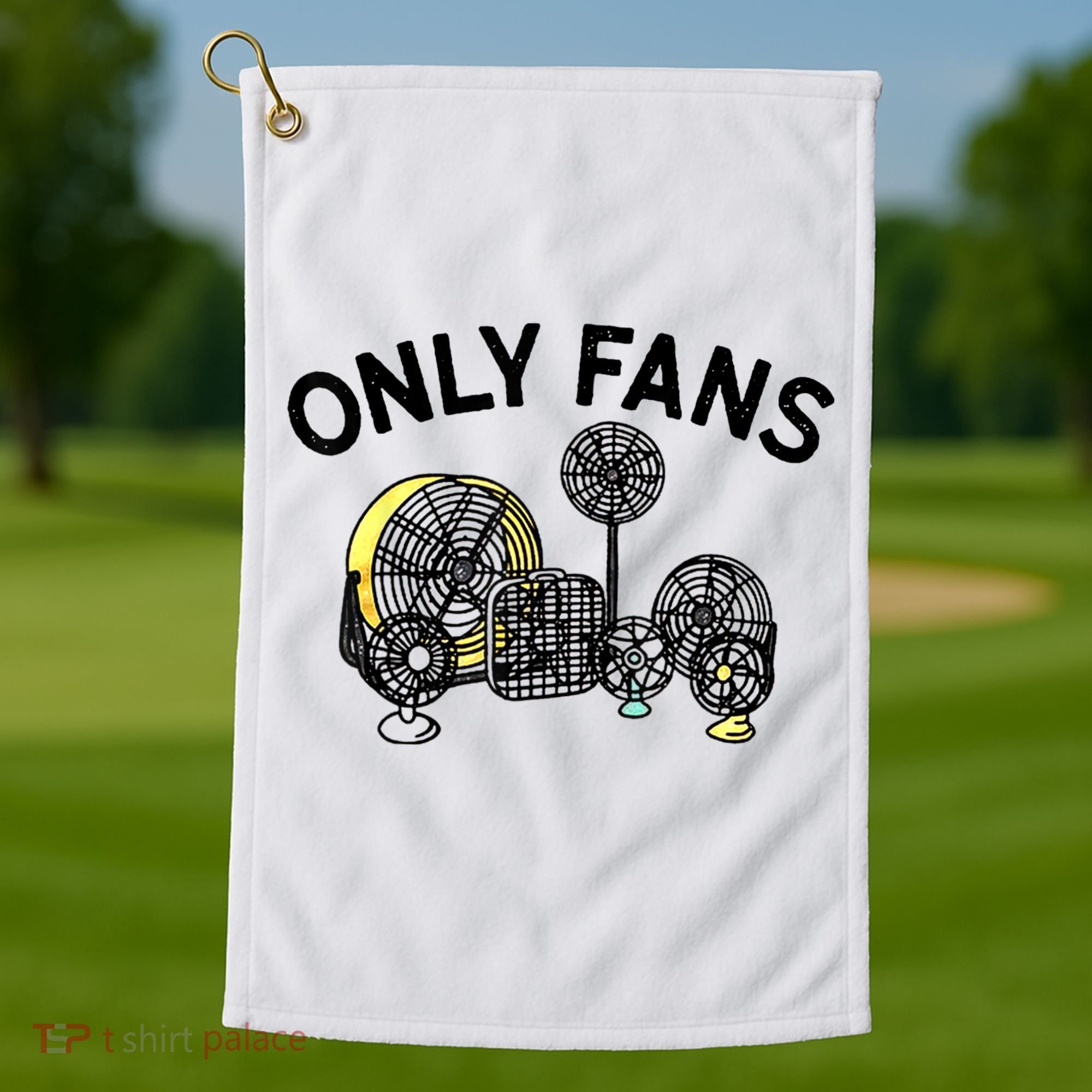 Only Fans Funny Gift Golf Towel