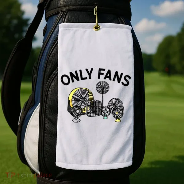 Only Fans Funny Gift Golf Towel