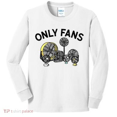 Only Fans Funny Gift Kids Long Sleeve Shirt
