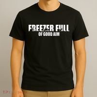Outfit Freezer Full Of Good Aim Hunting Season Hunter Dad T-Shirt thumb 3