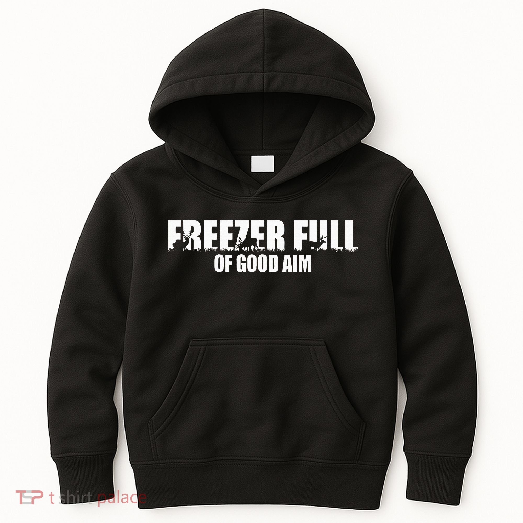 Outfit Freezer Full Of Good Aim Hunting Season Hunter Dad Kids Hoodie