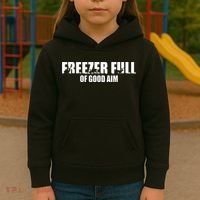 Outfit Freezer Full Of Good Aim Hunting Season Hunter Dad Kids Hoodie thumb 3