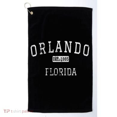 Orlando Florida Fl Vintage Golf Towel