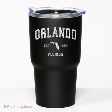 Orlando Florida FL Vintage Design Tumbler