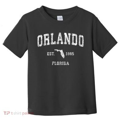 Orlando Florida FL Vintage Design Toddler T-Shirt