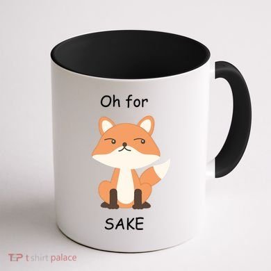 Oh For Fox Sake Gift Coffee Mug back