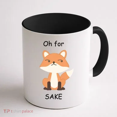 Oh For Fox Sake Gift Coffee Mug back