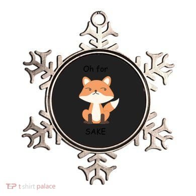 Oh For Fox Sake Gift Ornament