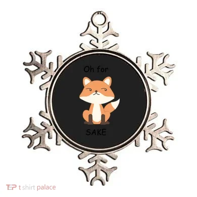 Oh For Fox Sake Gift Ornament