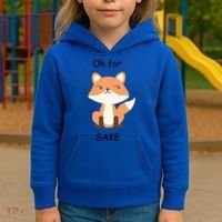 Oh For Fox Sake Gift Kids Hoodie thumb 3