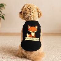 Oh For Fox Sake Funny Foxy Nerd Cool Gift Doggie Tank thumb 2