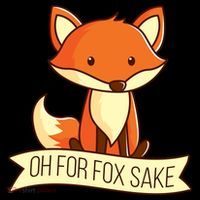 Oh For Fox Sake Funny Foxy Nerd Cool Gift Doggie Tank thumb 4